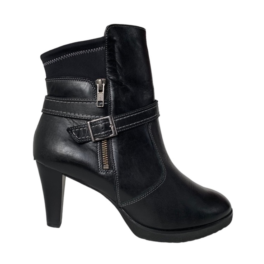 Walking Cradles Leather Ankle Boot (Biker Cyber Goth Indie Moto Punk Whimsigoth)